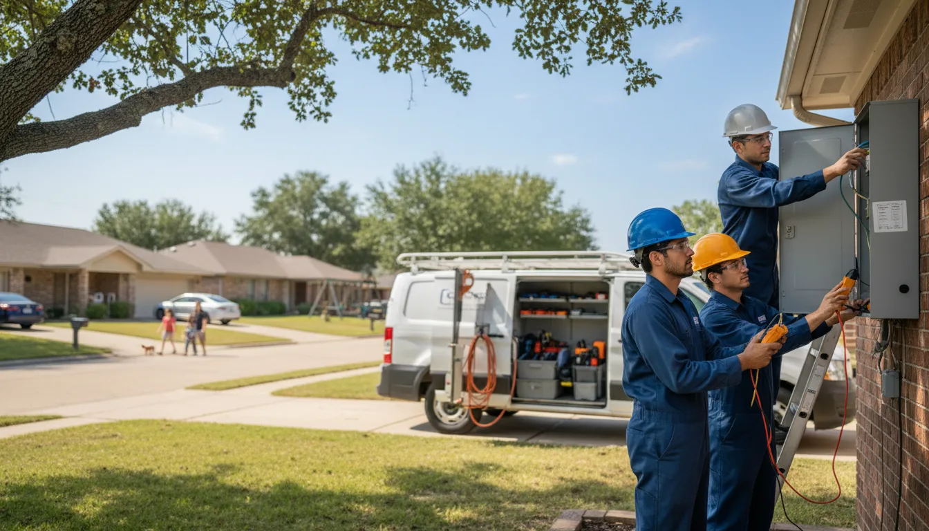 Certified electrician providing emergency electrical services in Enville, TN